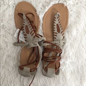 Maurice’s wrap sandals